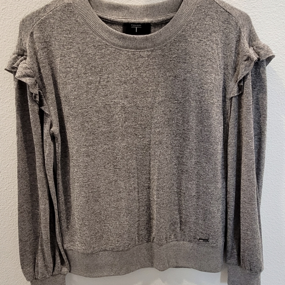 Gray Tahari sweater